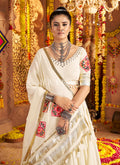 White Embroidered Chaniya Choli
