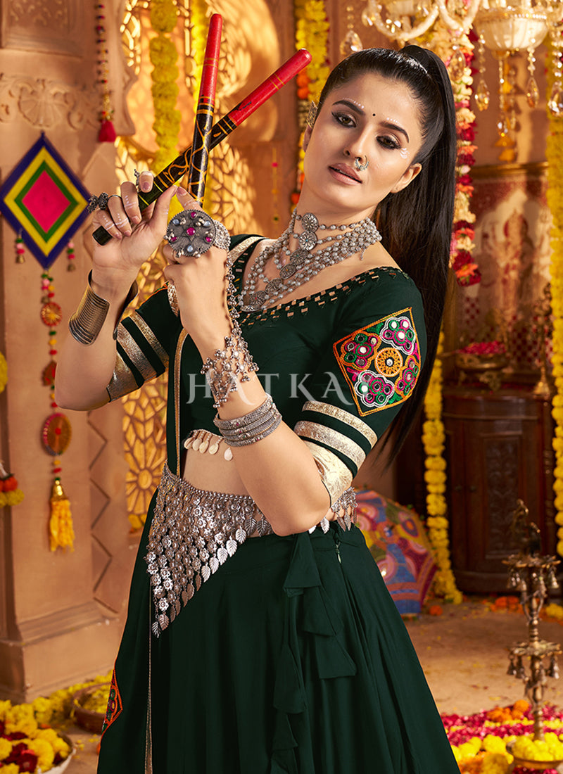 Green Chaniya Choli