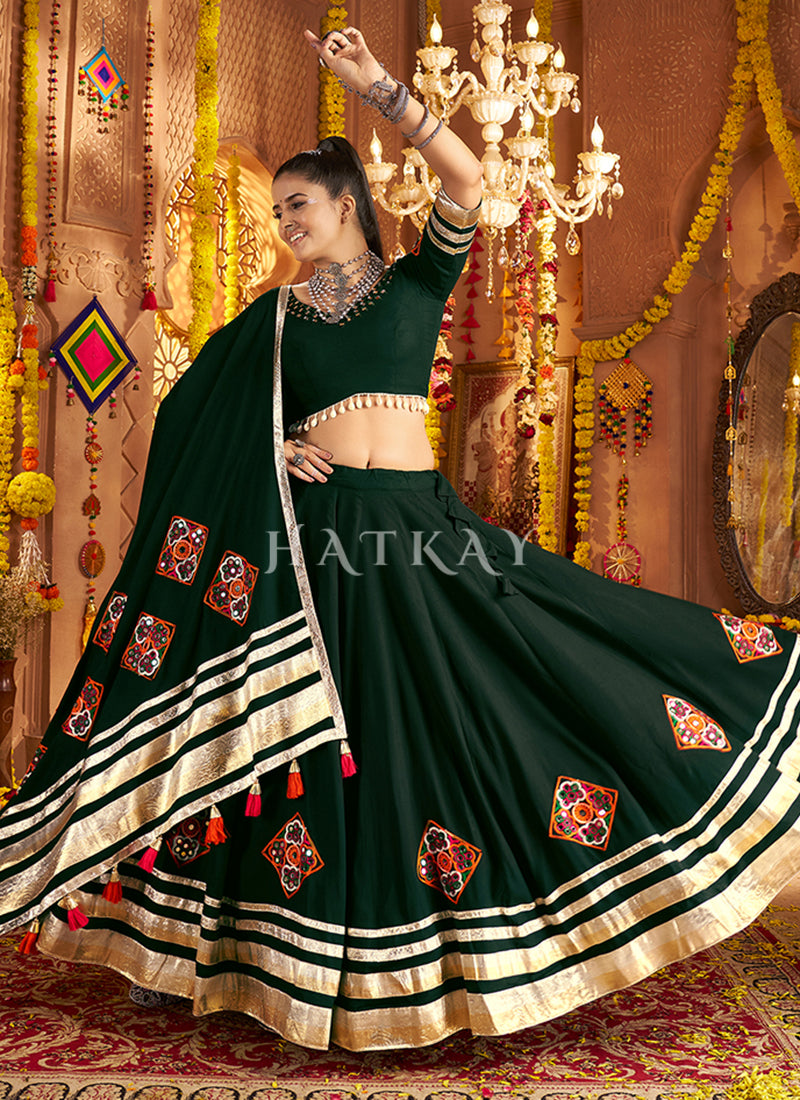 Buy Green Lehenga Choli Online USA, Canada