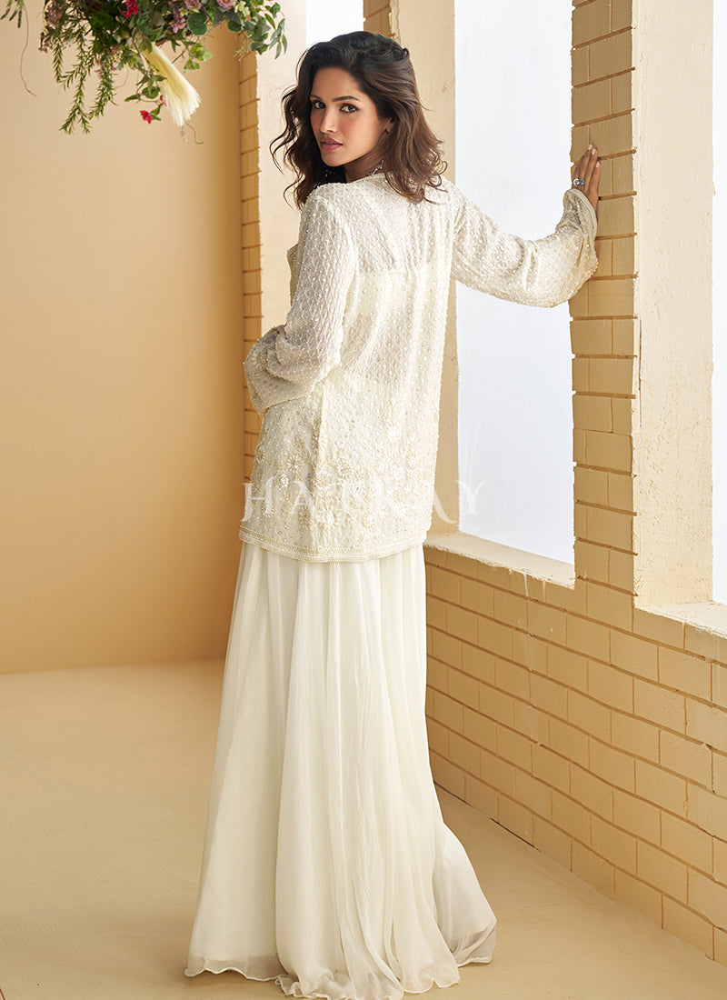 Buy White Bollywood Suit