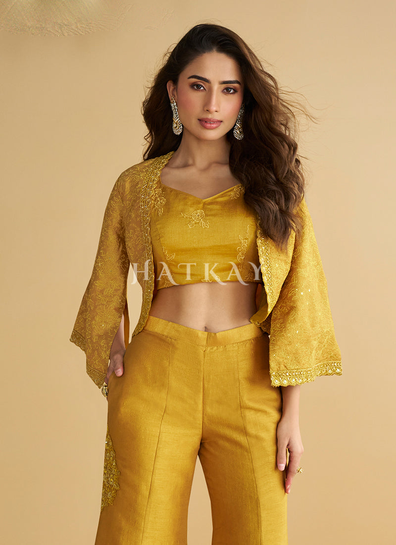 Buy Yellow Mehendi Outfits Online