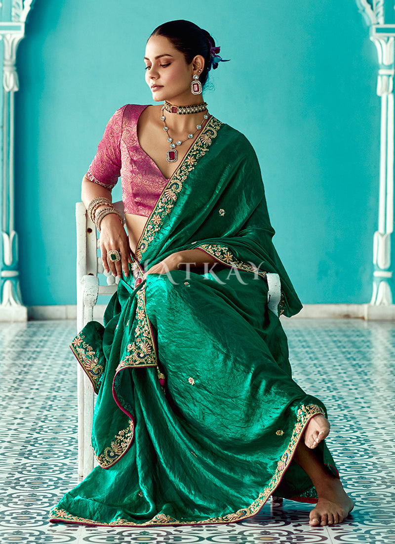 Buy Wedding Silk Saree In USA