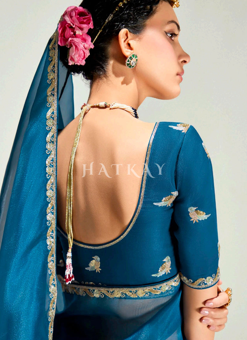 Partywear Sari
