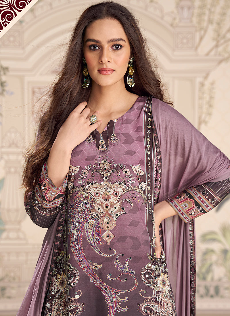 Shop Purple Gharara Suit In Australia