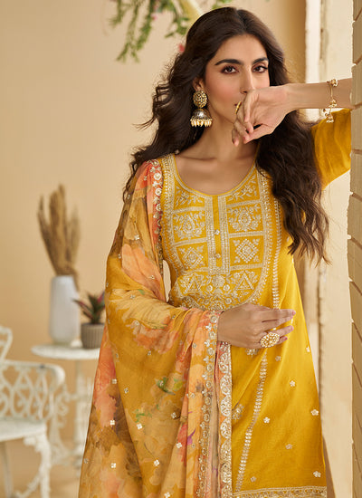 Yellow Bollywood Suit