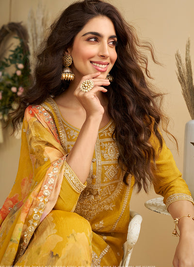 Yellow Gharara Suits & Dresses for Women