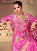 Buy Elegant Pink Gharara Suit For Reception In USA