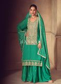 Emerald Green Gharara Suit