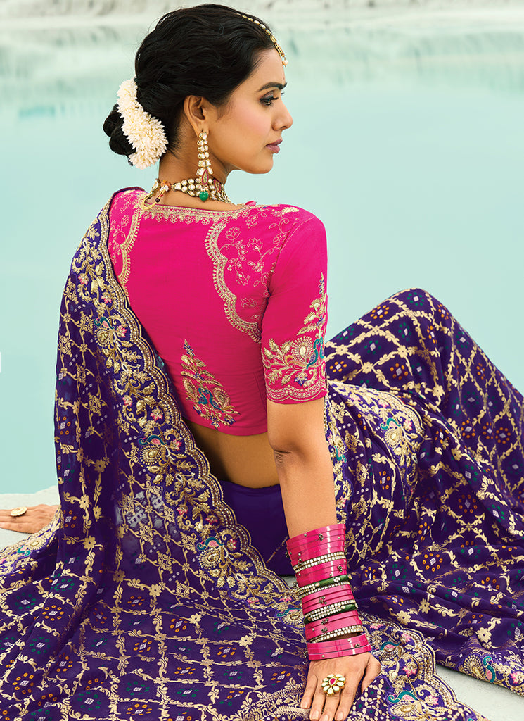 Buy Bollywood Bandhani Sarees
