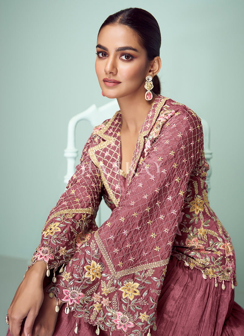 Buy Traditional Jacket Style Lehenga Suit In Canada