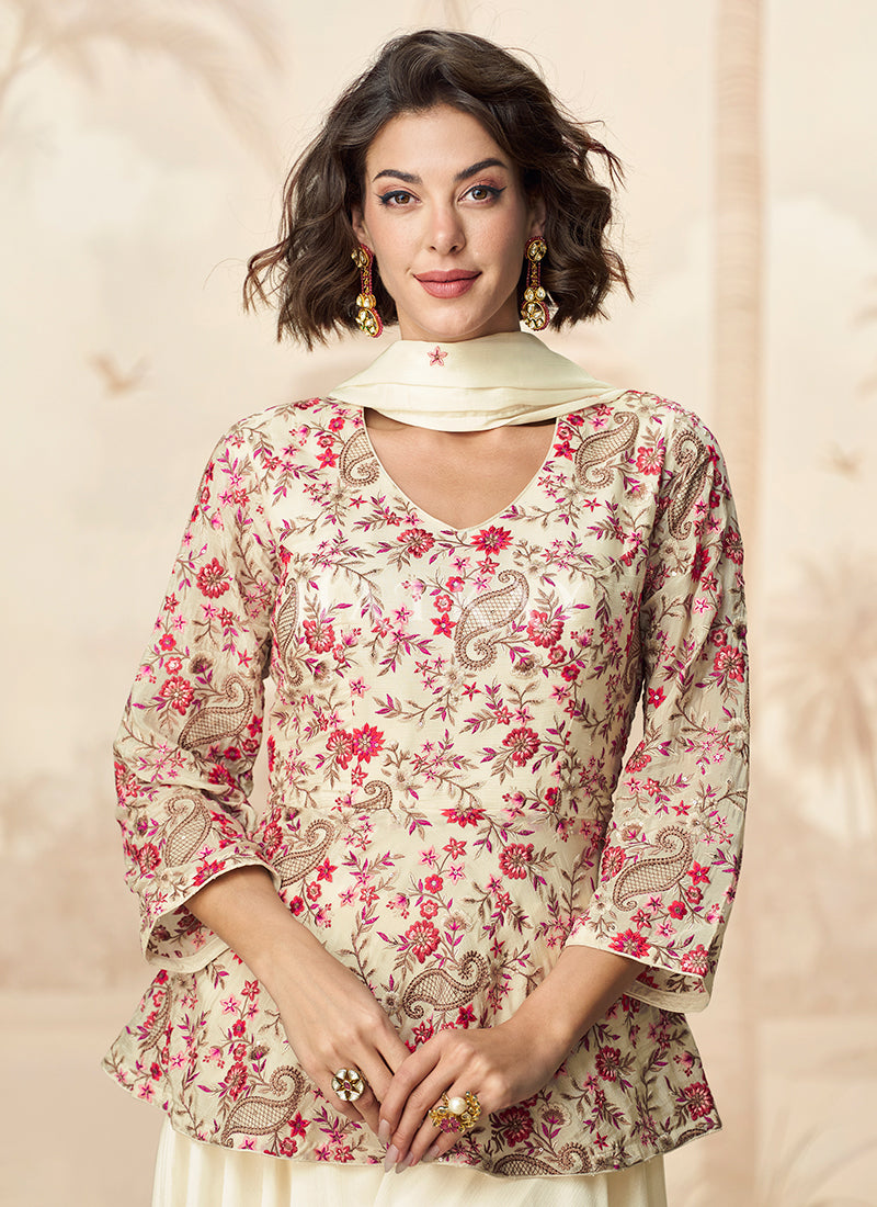 Buy Designer Kurti And Palazzo