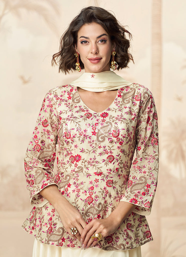 Buy Designer Kurti And Palazzo