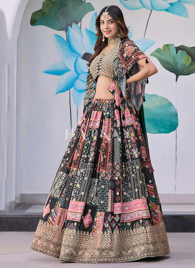 Shop Black Lehenga Choli for Women