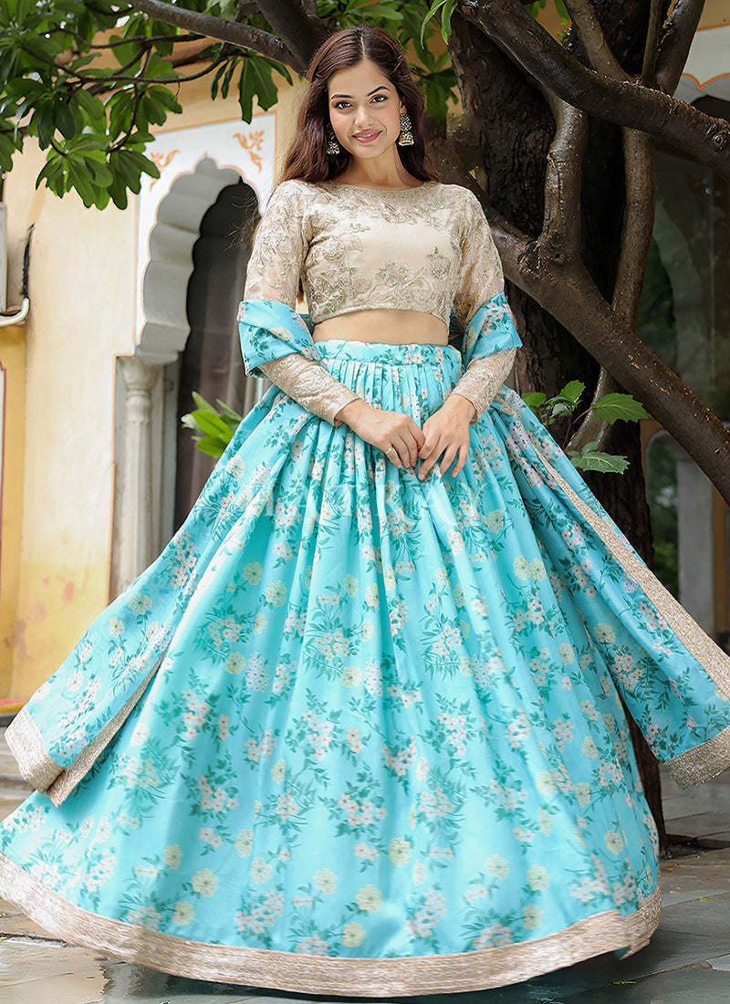Buy Sky Blue Lahenda In USA