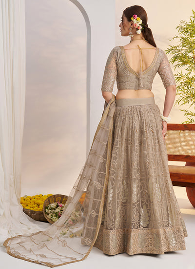 Shop Grey Lehenga Choli In Australia