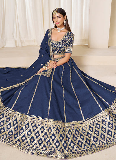 Buy Blue Womens Lehenga Cholis