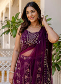 Buy Purple Lehenga Choli In USA