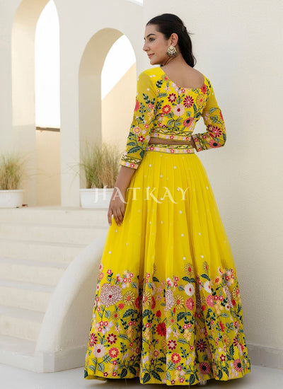 Buy Yellow Womens Lahenda Choli