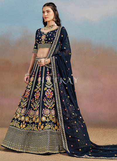 Blue Lehenga Choli