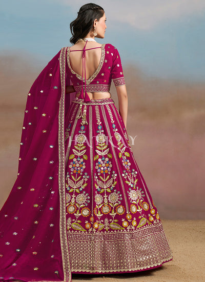 Magenta Pink Lehenga Choli