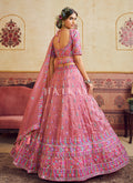 Buy Rich Pink Bridal Lehenga Choli In USA