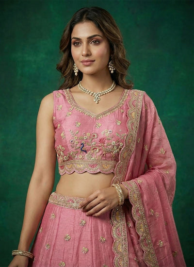 Shop Pink Lehenga Choli Online