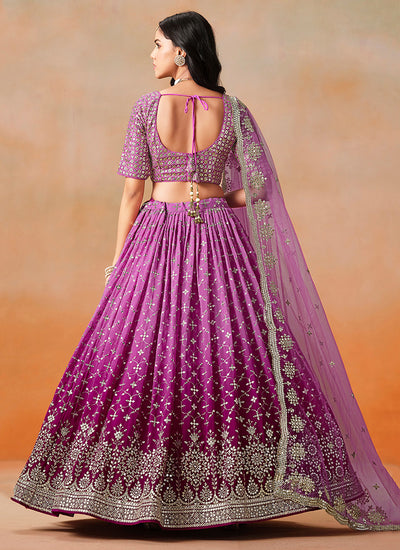 Magenta Lehenga Choli