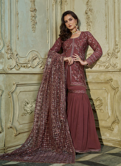 Buy Rosewood Gharara Set In USA
