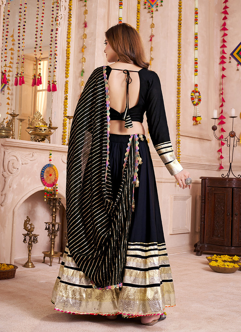 Black Lehenga for Navratri