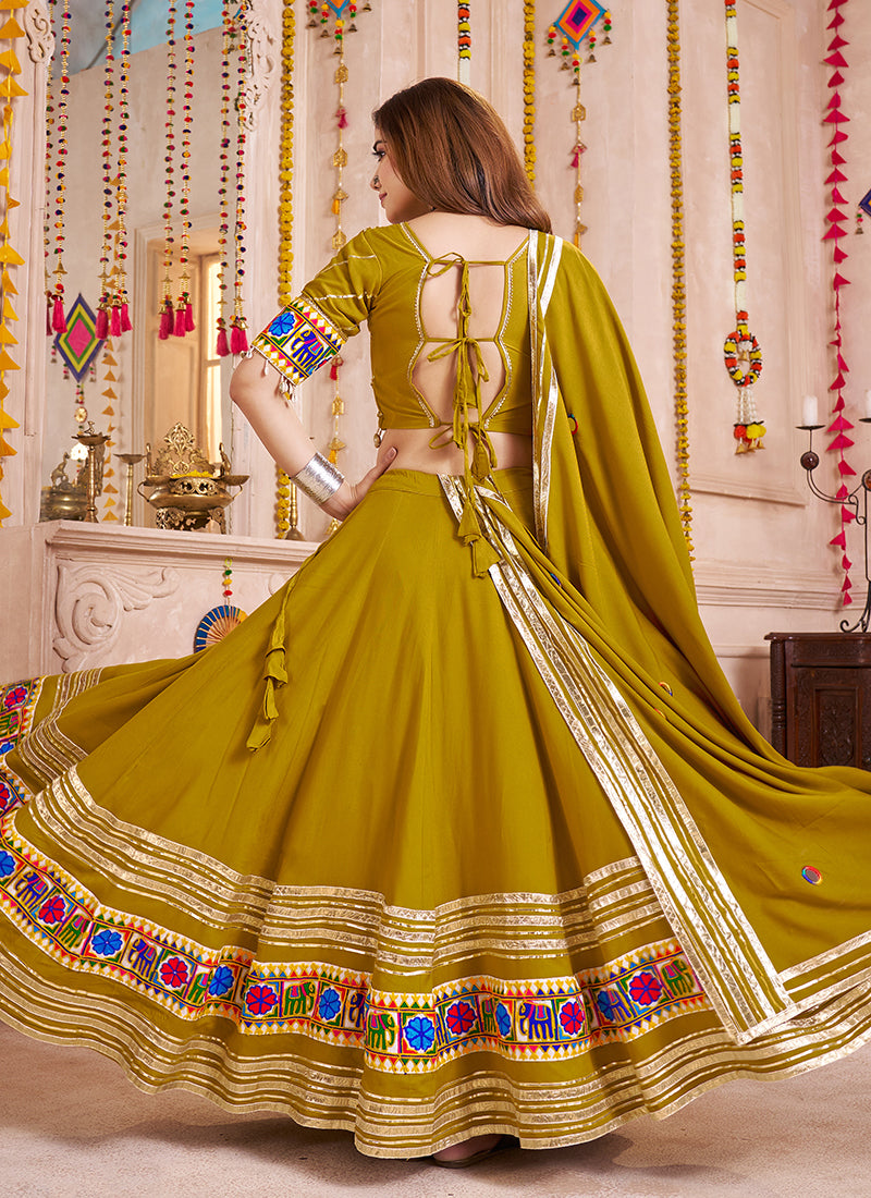 Buy Yellow Lehenga for Navratri