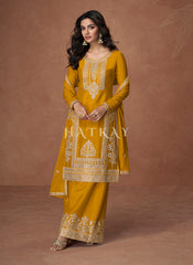 Yellow Palazzo Suit