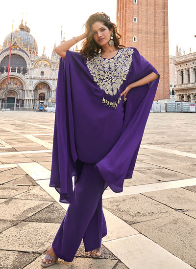 Buy Purple Party Wear Suits Online