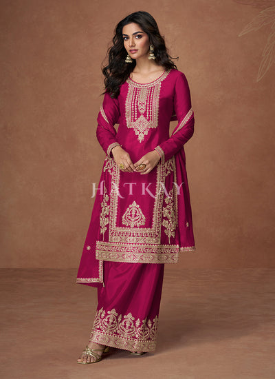 Pink Palazzo Suit