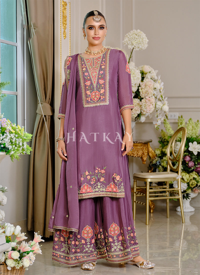Buy Plazzo Suits At Hatkay