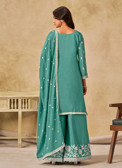 Buy Plazzo Suit Online At Hatkay