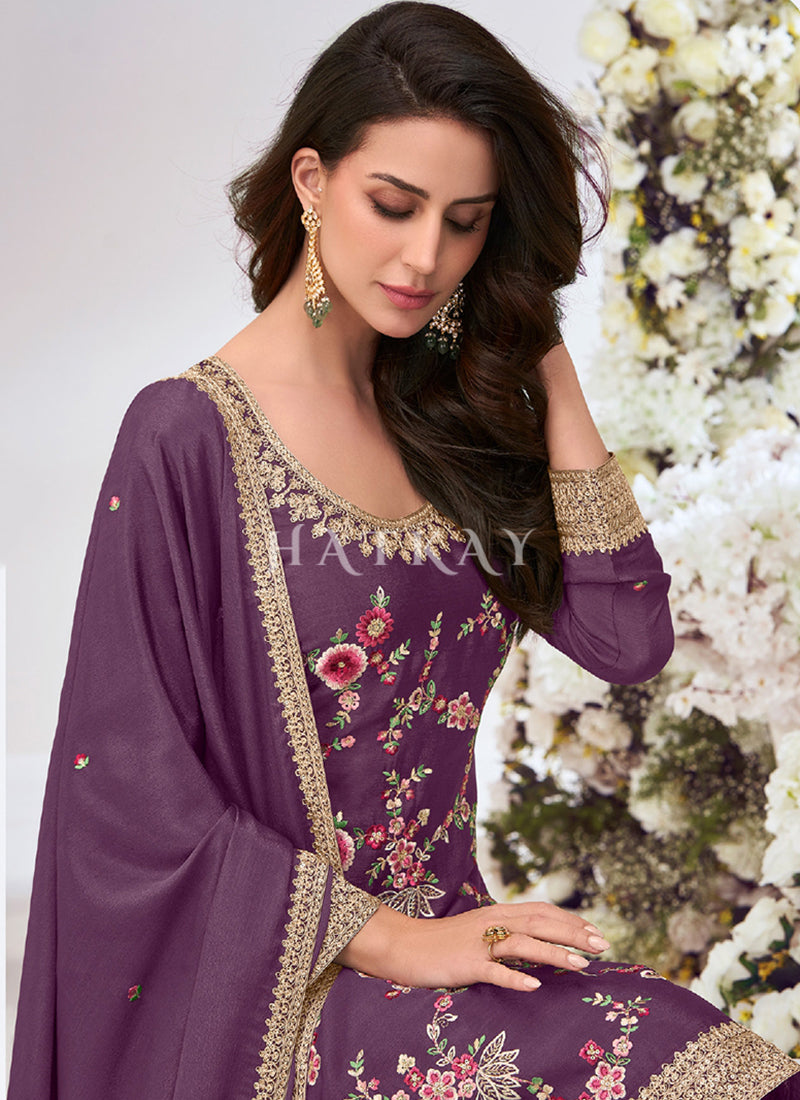 Buy Purple Enaggement Suit In USA