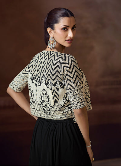 Black Jacket Style Suit At Hatkay