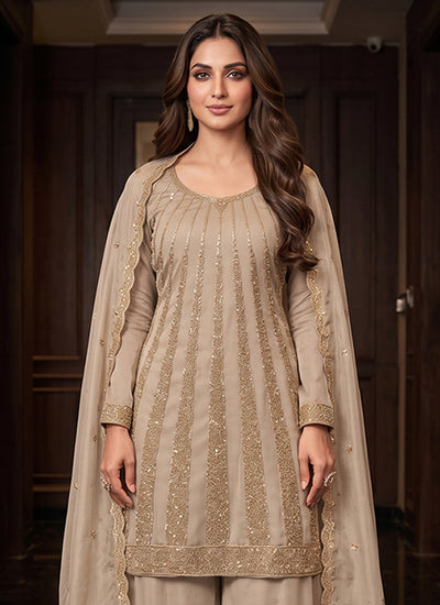 Buy Champagne Gold Palazzo Suit In Canada