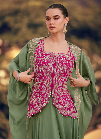 Buy Women Jacket Palazzo Set online in USA