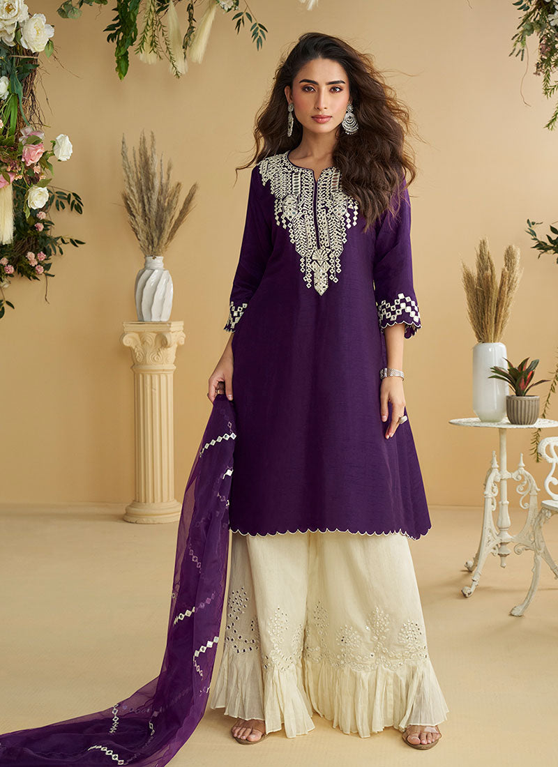 Shop For Palazzo Suits for Women | Hatkay