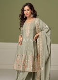Buy Green Kurti Palazzo Sets For Women Online