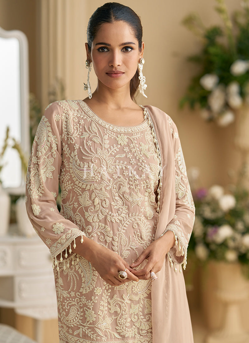 Buy Baby Pink Salwar Suit Online in Canada
