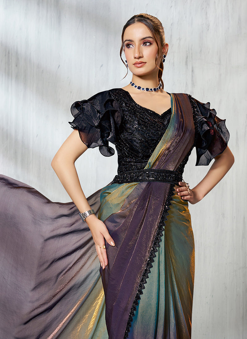 Buy Purple Sari Online