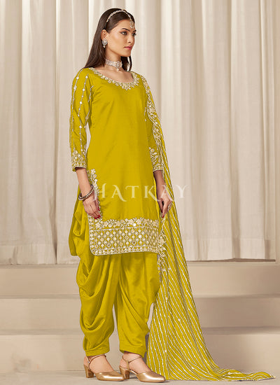 Yellow Punjabi Outfit
