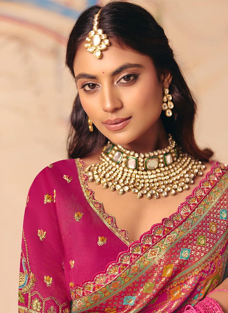 Buy Pink Saree Online