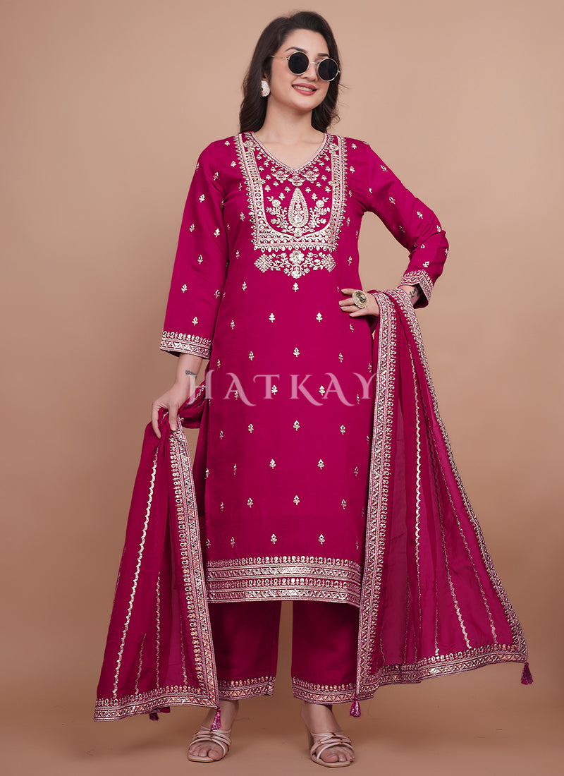 Pink Salwar Suit for Women