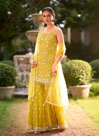Buy Sharara Suit for Women with Latest Designs | Hatkay