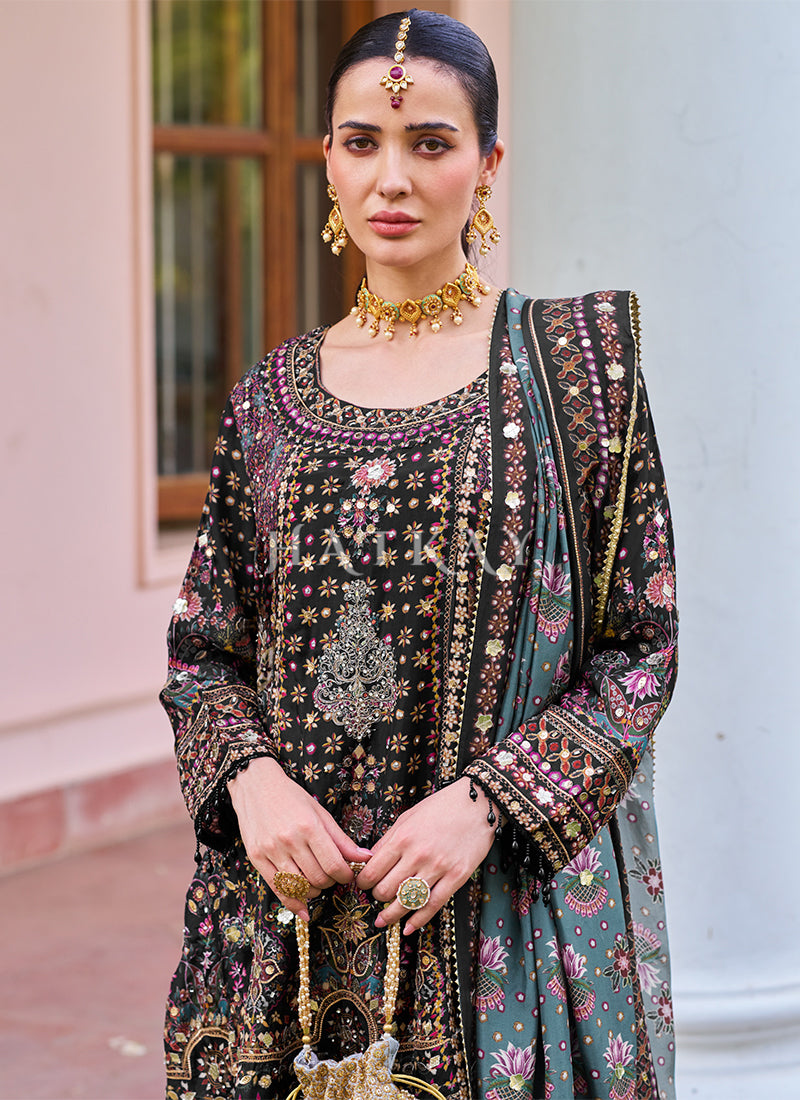 Buy Anarkali Palazzo Suit