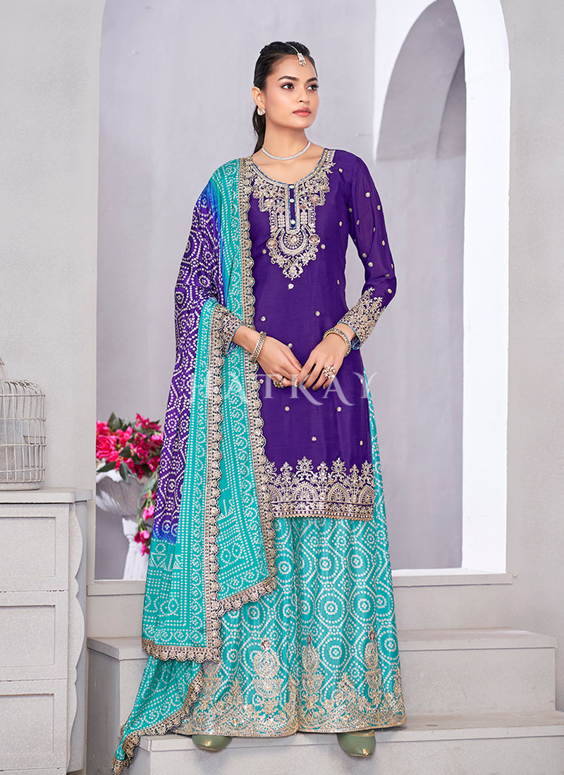 Buy Stylish Sharara Suit for Women Online At Hatkay