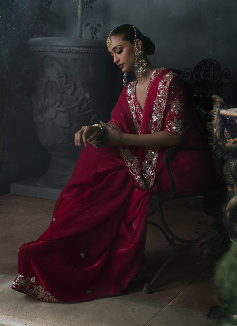 Buy Pink Wedding Sari | Hatkay